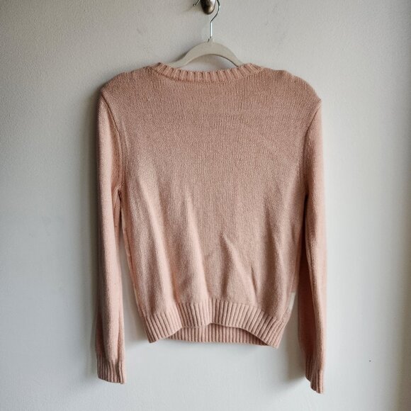 Soft Pink Sheep Knit Sweater – Size S - Picture 7 of 8